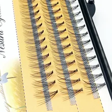 QSTY Grafting Eyelash Extension Professional Makeup Individual Cluster Natural Long Eye False Lashes Mink Fake Eyelashes Cilias
