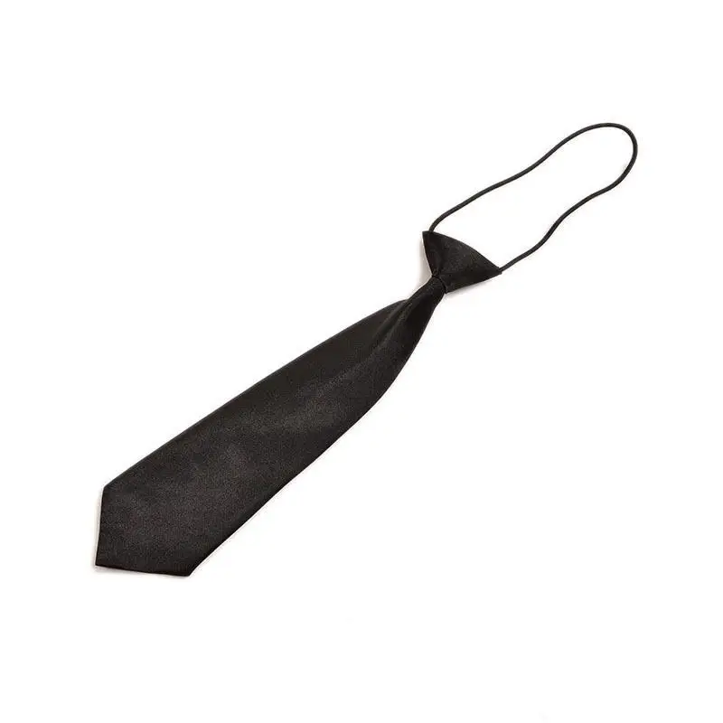 Однотонный галстук-бабочка, галстук-бабочка, одежда для детей, для мальчиков и девочек, для студентов, Детский галстук, для сцены, фото, выпускной, черный цвет - Цвет: Черный