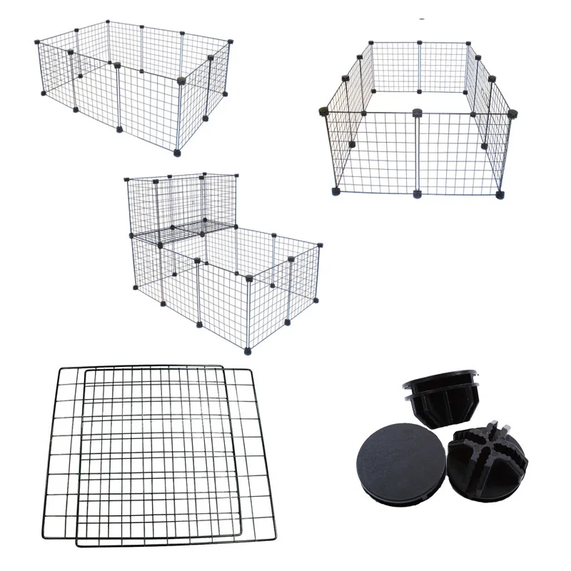 DIY Pet Cat Cage Indoor Outdoor House Multi Door Window Folding Detachable cat cage