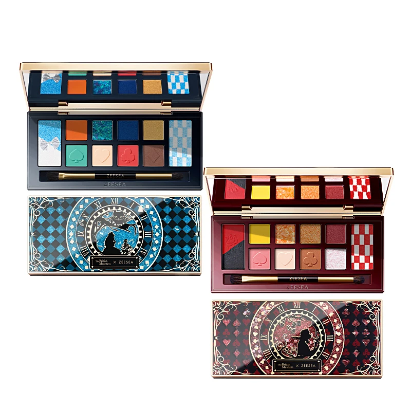 ZEESEA British Museum тени 12 Colors Alice Eye Shadow Palette "Alice in Wonderland" Series New