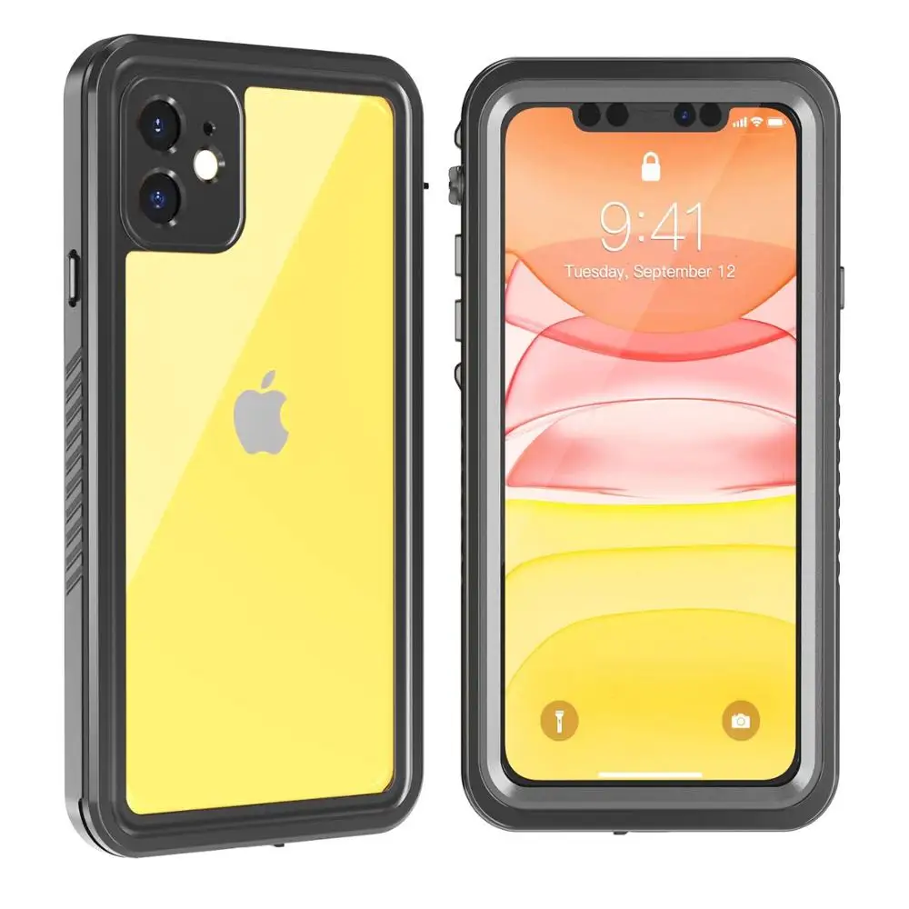 Водонепроницаемый чехол для iPhone 11 6 1 дюйма защита от влаги ударов грязи снега с