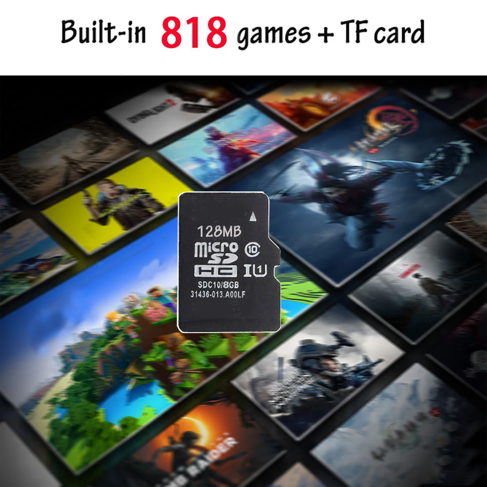 818 4K Games USB Wireless Console Classic Game Stick Video