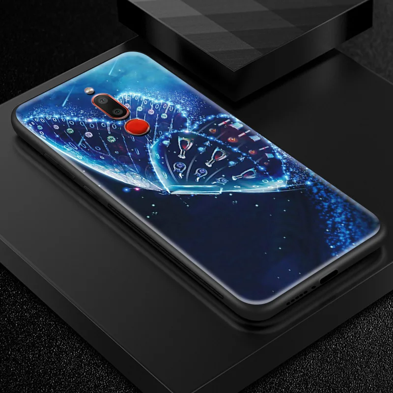 Задняя крышка из закаленного стекла для Meizu 16s 16th Plus 16X M6T M882Q M892Q M5 M6 M8 M9 Note TPU Рамка бампер печать обложек сумка с животными - Цвет: W323