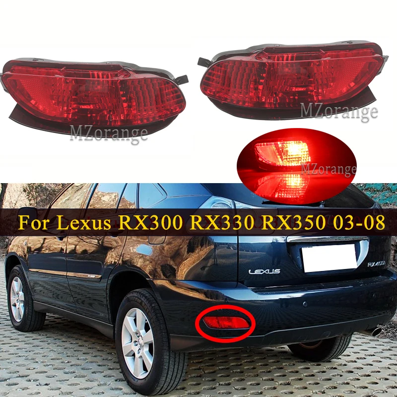 Для Lexus RX300 RX330 RX350 2003 2008 Задний стоп сигнал светильник s 1 шт. светодиодный бампер