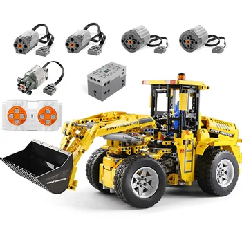 

1572Pcs Bricks Remote Controrl Bulldozer Set Technic Car Model Building Blocks Boys Birthday Gifts Kids RC Toys For Children