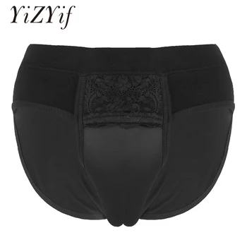 

Sexy Men Crossdresser Briefs Gay Underwear Hiding Gaff Panties Breathable Shaping Briefs Underwear for Crossdresser Transgender