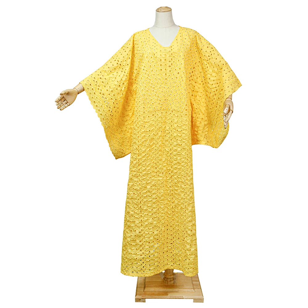 african fashion designers MD African Cotton Loose Dresses Women Plus Size Boubou Kaftan Dress Moroccan Dubai Luxury Abaya Wedding Party Gowns New Vestidos african wear