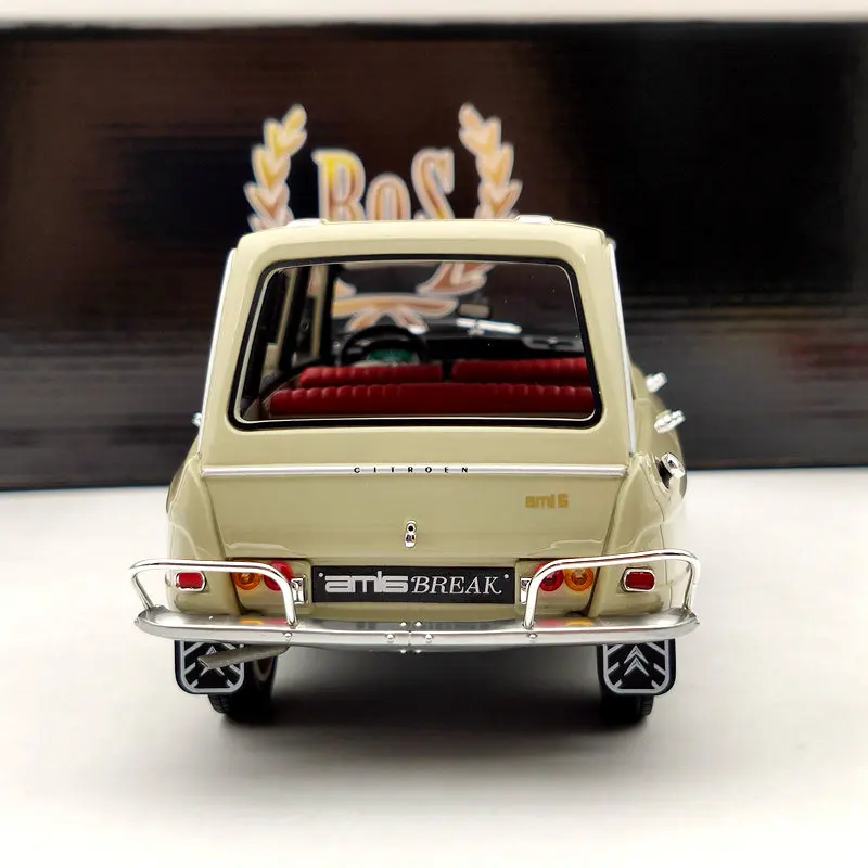 BOS 1:18 для Citroen Ami 6 Break 1967 бежевый BOS389 Ограниченная серия коллекционные модели из