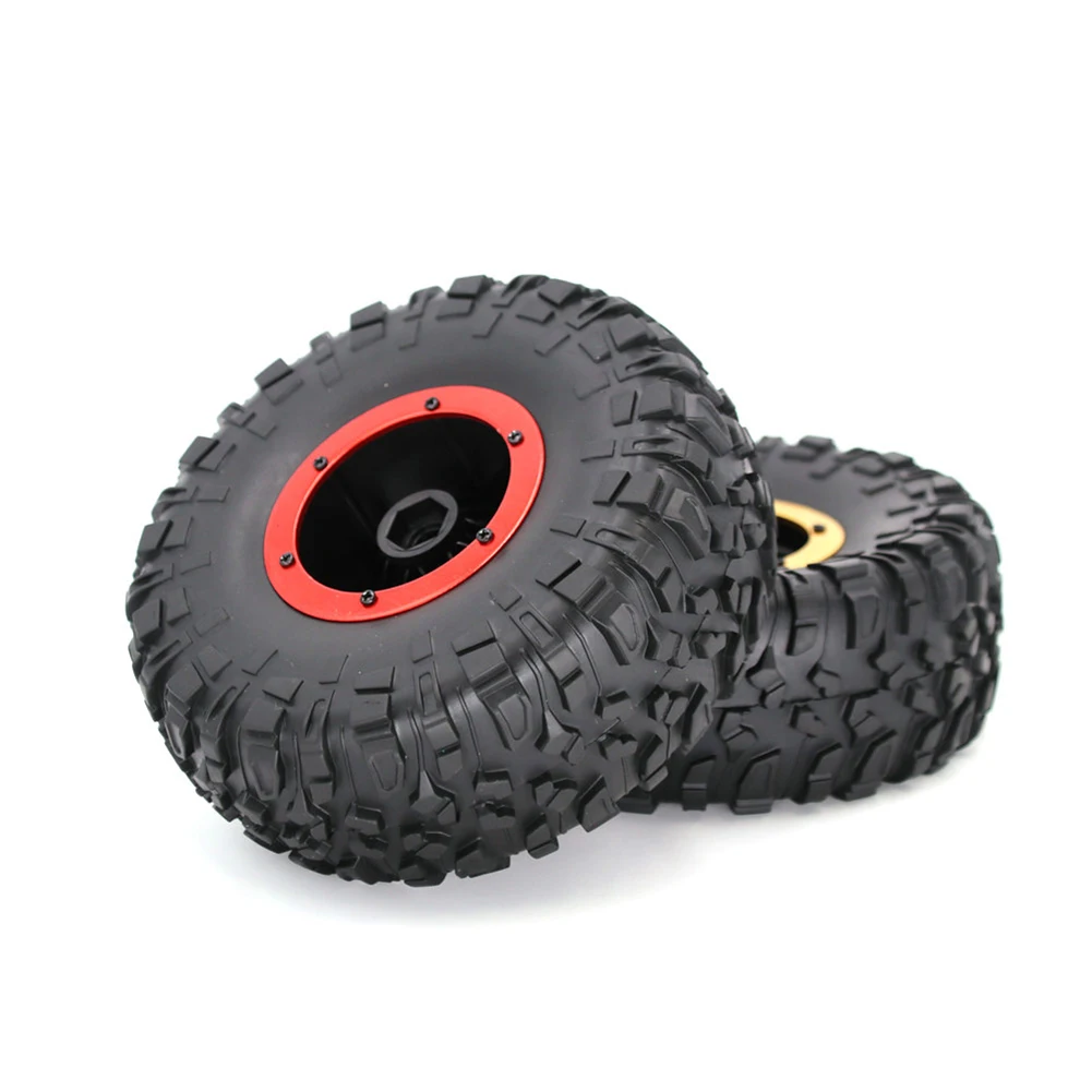 4 шт. пневматические Beadlock колеса диски и насос для шин насос для 1/10 HSP RC4WD D90 осевой SCX10 RC Рок Гусеничный грузовик