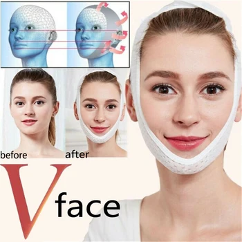

Mesh Breathable Thin Face Slimming Belt V Cheek Chin Lifting Thin Slimming Mask Bandage