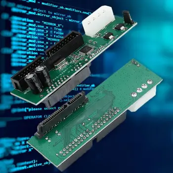 

PATA IDE TO SATA ConverterAdapter Card Plug And Play 7+15 For ATA SATA Pin 3.5inch/2.5inch 100/133 HDD DVD U0S4