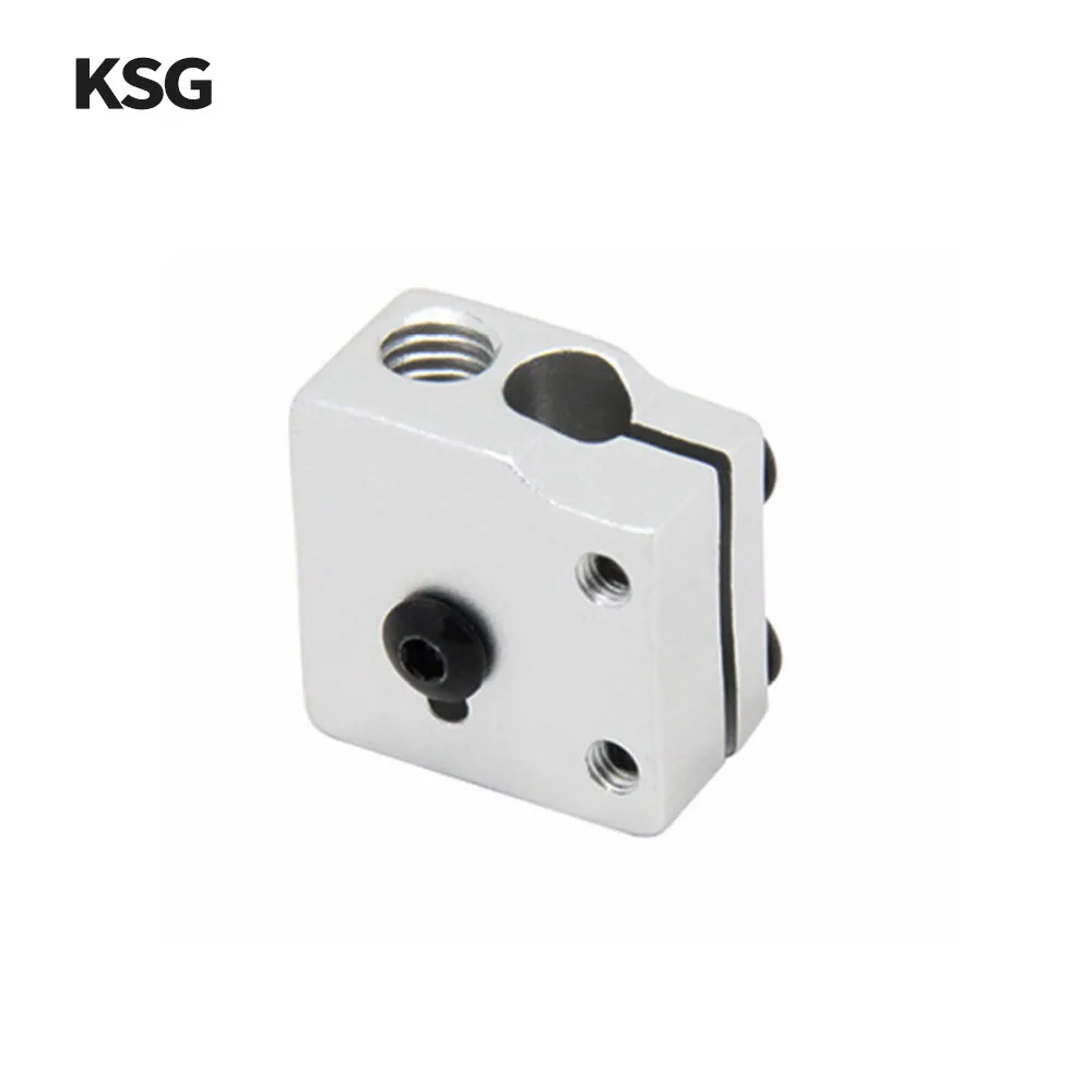 factory 3D printer accessories E3D crater heating block e3d fast nozzle hot end extrusion head kit aluminum |