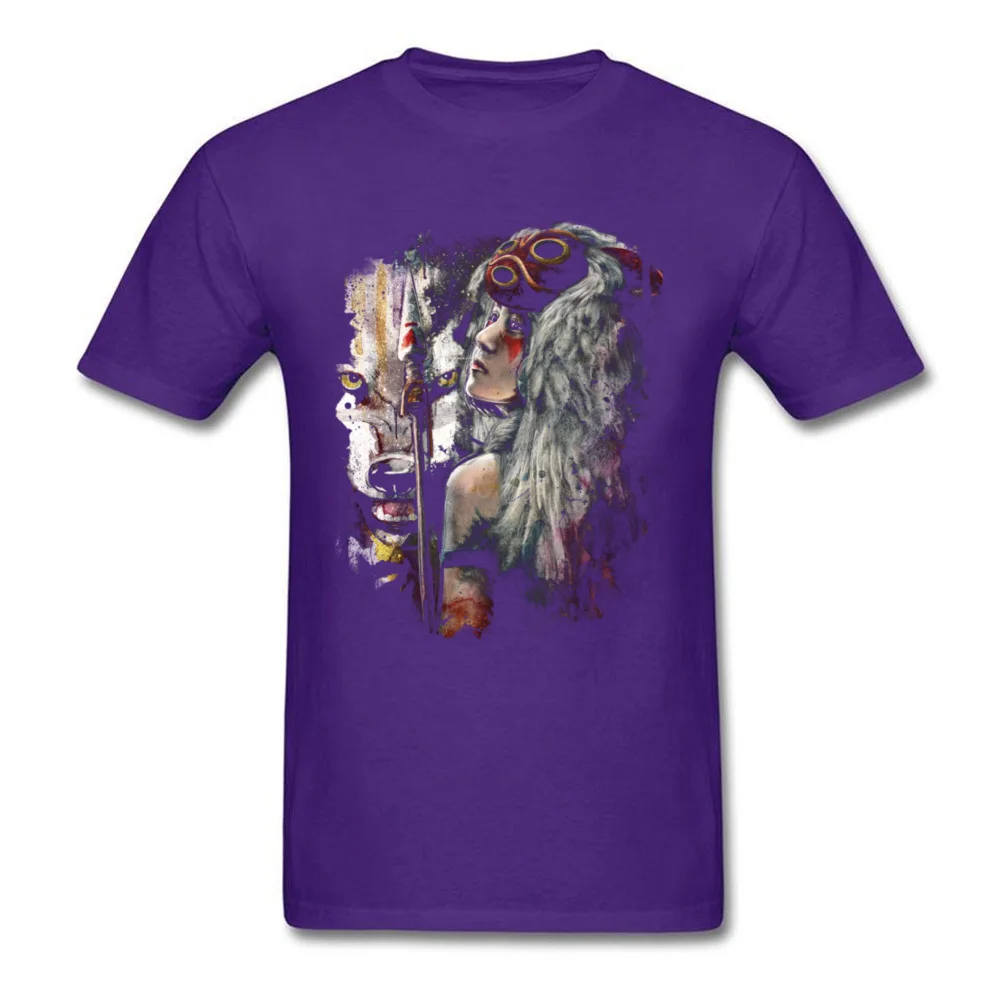 Princess_Mononoke_and_The_Spirit_of_the_Wolf_5804 100% Cotton Fabric Top T-shirts for Men Tops Tees Oversized Summer Fall Crewneck Tops T Shirt Casual Princess_Mononoke_and_The_Spirit_of_the_Wolf_5804 purple