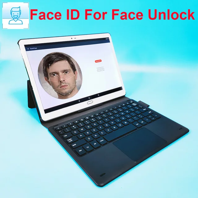 2022 New Design 4G LTE 2 in 1 Tablet Laptop 10.5 Inch 1920 1200 10 Cores Android Tablet With Keyboard Dual SIM Card 13MP Camera 4