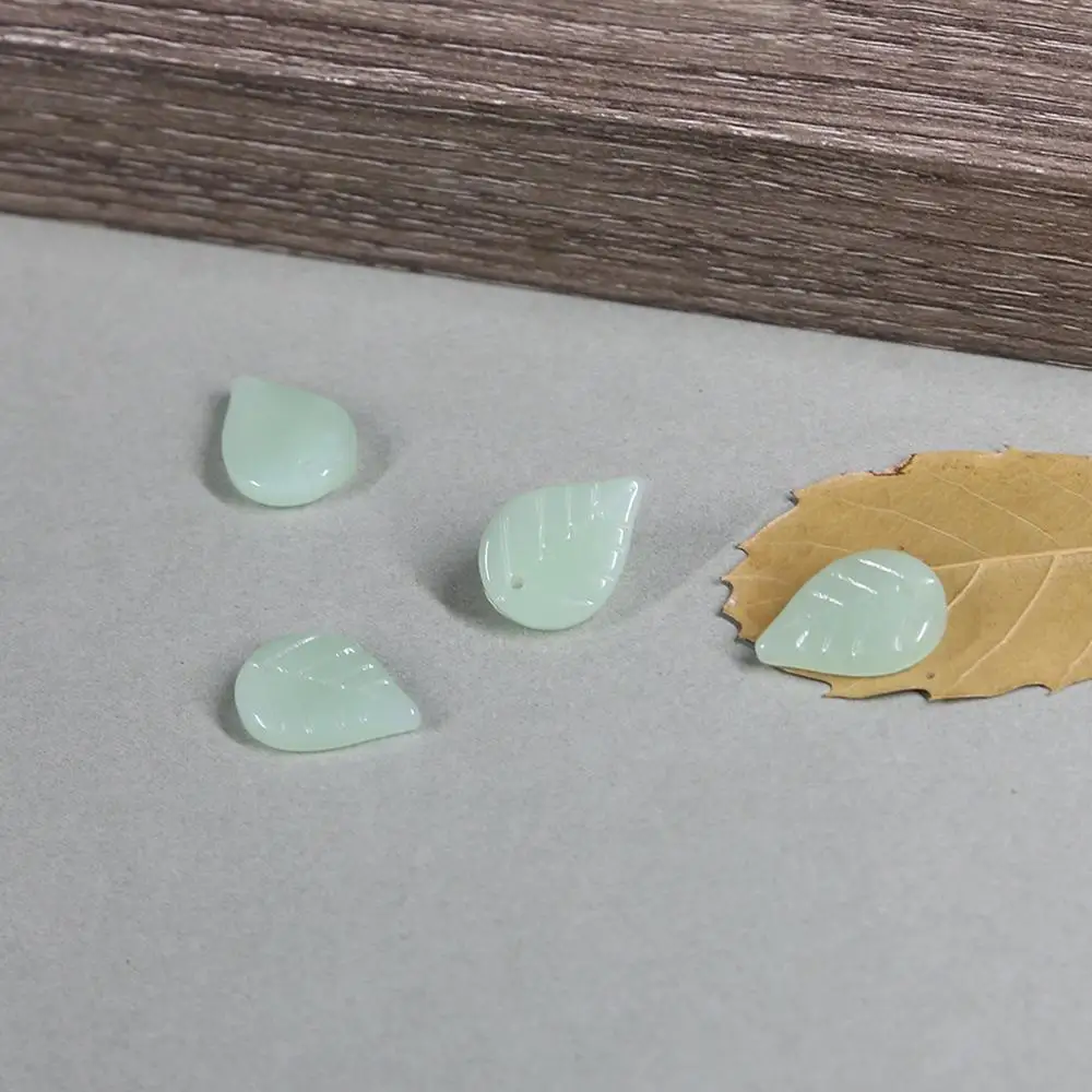 13 10pcs 5-10 шт/партия зеленые стеклянные лепестки бусины DIY ювелирные изделия ручной работы поделки для изготовления швейных аксессуаров Одежда Ремесло поставки - Цвет: 13 10pcs