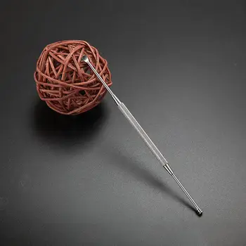 

1pc Portable Stainless Steel Ear Pick Earpick Cleaning Tools Ear Care Safety Earwax Cleaner Remover Ears Spoon Spiral Shape