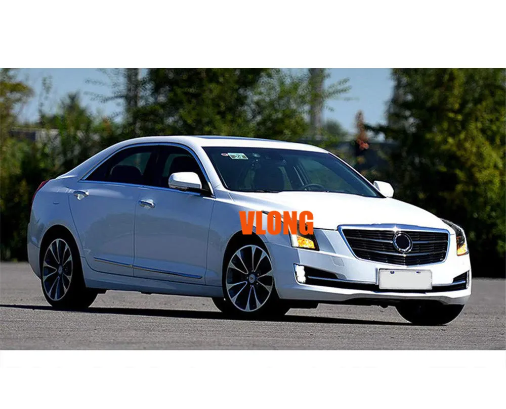 Для Cadillac ATS-L- год светодиодные полосы фары с HID KIT LD