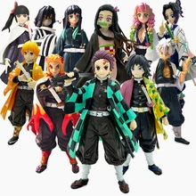 

Demon Slayer Kimetsu no Yaiba Figure Tomioka Giyuu Hashibira Inosuke Kamado Tanjirou Nezuko Zenitsu Figurine anime Action Figure