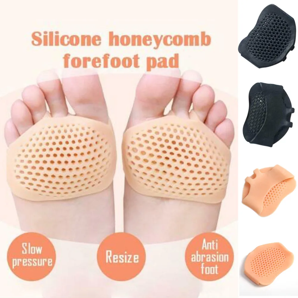 

2019 Silicone Hollow Design Forefoot Pad Reusable Cozy Foot Pain Relief Pads H66