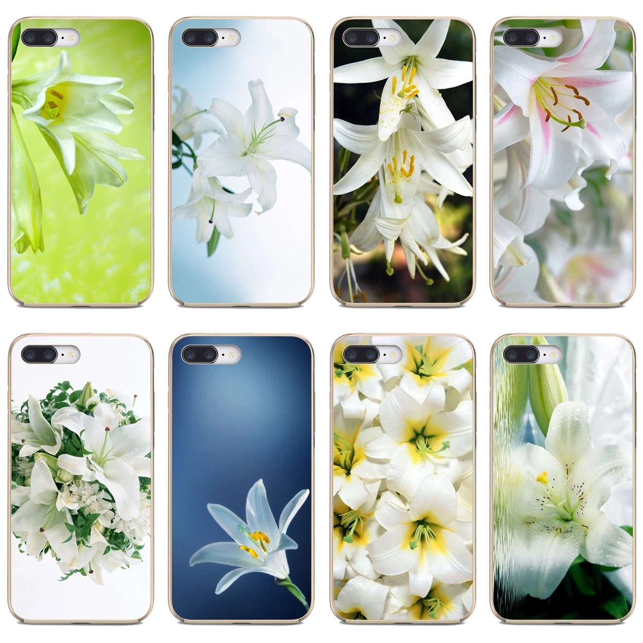 White-Lilies For Xiaomi Redmi 2 S2 3 3S 4 4A 5 5A 6 6A 7A 9 9T 9C 9A Pro Pocophone F1 Soft TPU Cover | Мобильные телефоны и
