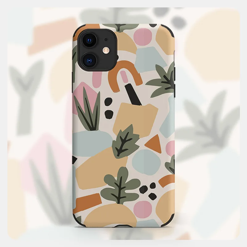 

Phone Case Floral Cover Dirt-resistant Apple for Anti-knock Iphone 6 7 8 X XR XS Max Pro 11 12 SE20 Mini Protection Waterproof