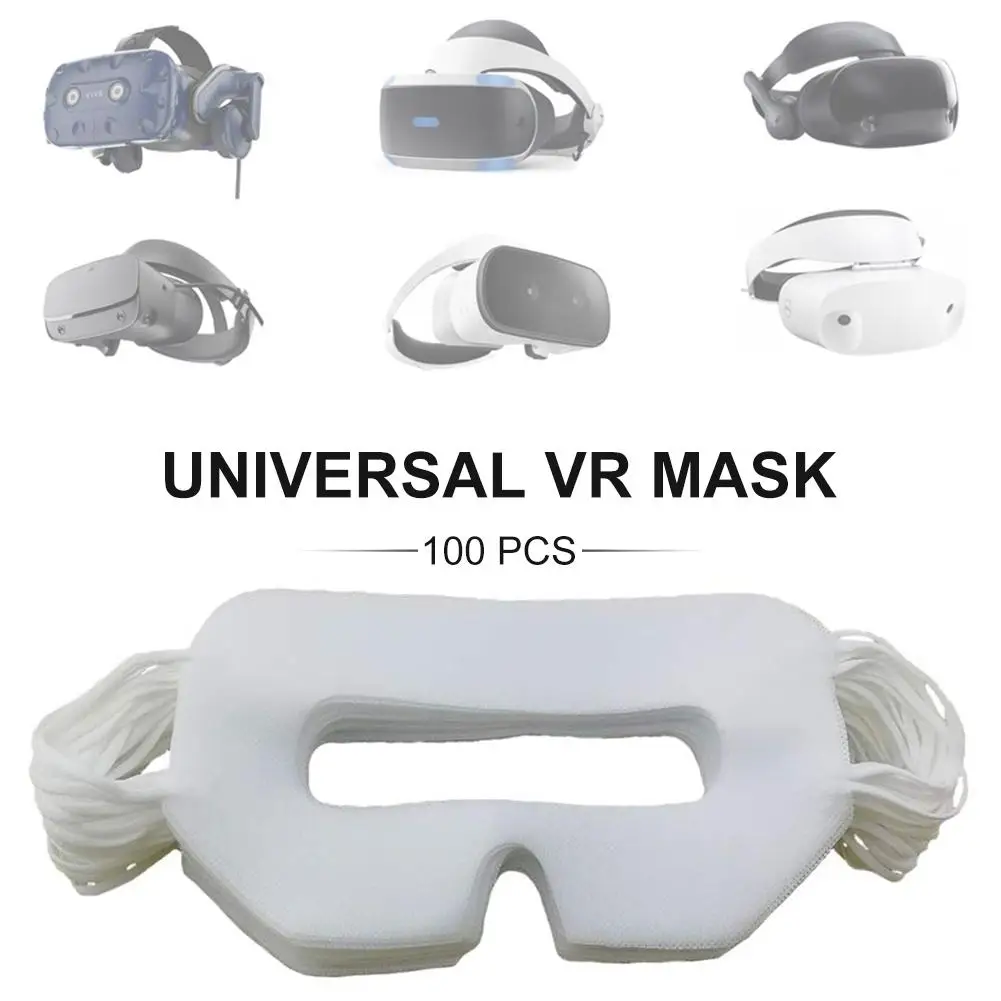 Универсальные экстрагентные одноразовые VR маски для глаз впитывающие пот для Oculus Rift CV1 Htc Vive Quest Focus gear Rift S Pro VR маска