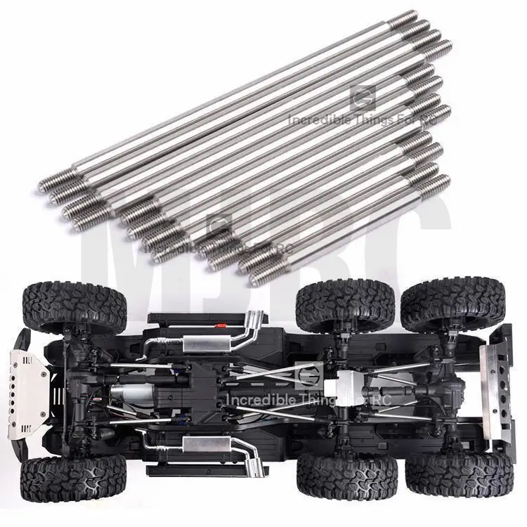 Per Trax Trx-4 Trx-6 G63 Tirante Per Telaio In Acciaio Inossidabile Trx-6 88096-4 Parti Di Aggiornamento In Metallo Per Telaio G63