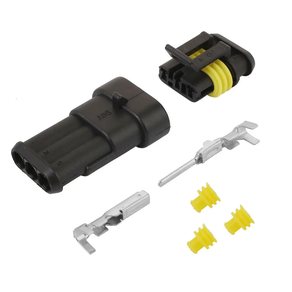 HID коннектор гнезда автомобиль HID коннектор проводки Замена 15 шт. 2/3/4 Pin премиум качества HID розетка