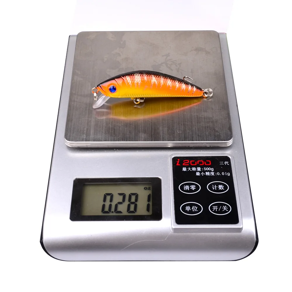 Description Picture 6 of item1PCS 7.9g NEW Minnow  fishing lures deep diving lure swimbait ice fish crankbait whopper plopper Sink bass bait  tackle pesca