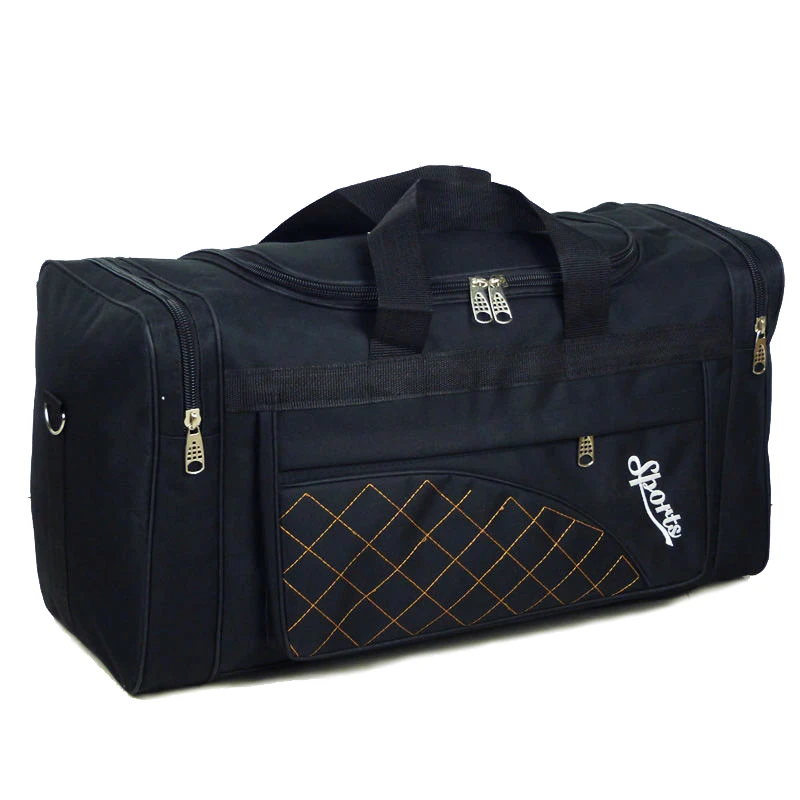 Большие вместительные дорожные сумки для мужчин и женщин, водонепроницаемые сумки на плечо для путешествий, сумки для путешествий из ткани Оксфорд, большая сумка для путешествий, складная сумка XA187K - Цвет: Black