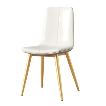 

Nordic Dining Chair Household Modern Simple Backrest Light Luxury Net Red Make-up Chair European Iron Leisure Desk Chair Stool