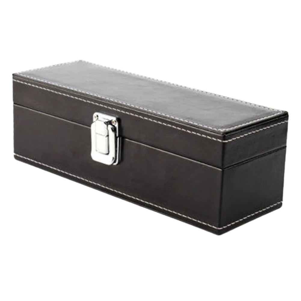 Прямоугольный простой практичный PU кожаный Хомут-органайзер коробка для хранения пылезащитный для плиты держатель для монет Портативный защитный чехол
