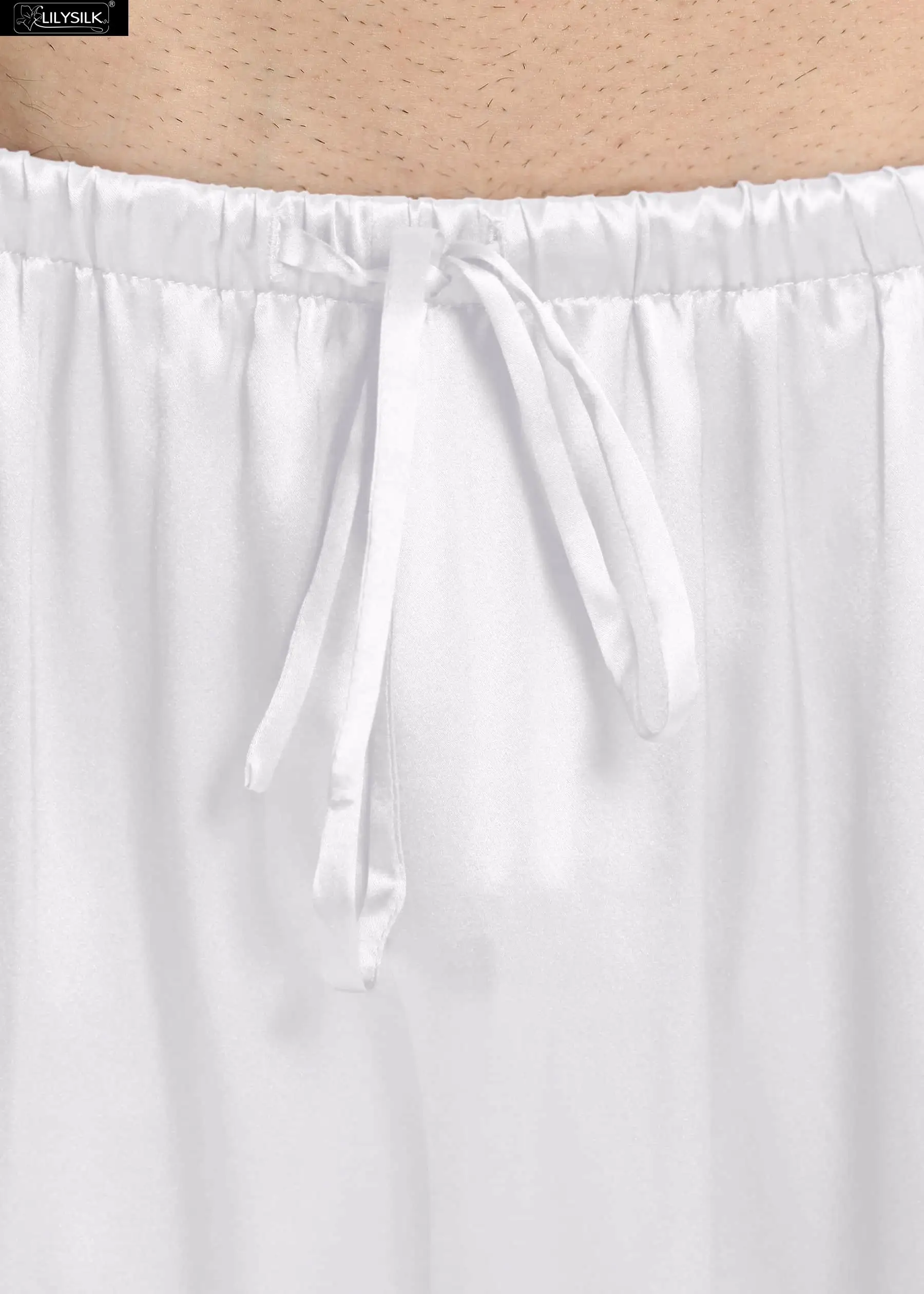 LilySilk пижамный комплект Шелковый Мужской 100 чистый 22 momme роскошный короткий рукав брюки Распродажа
