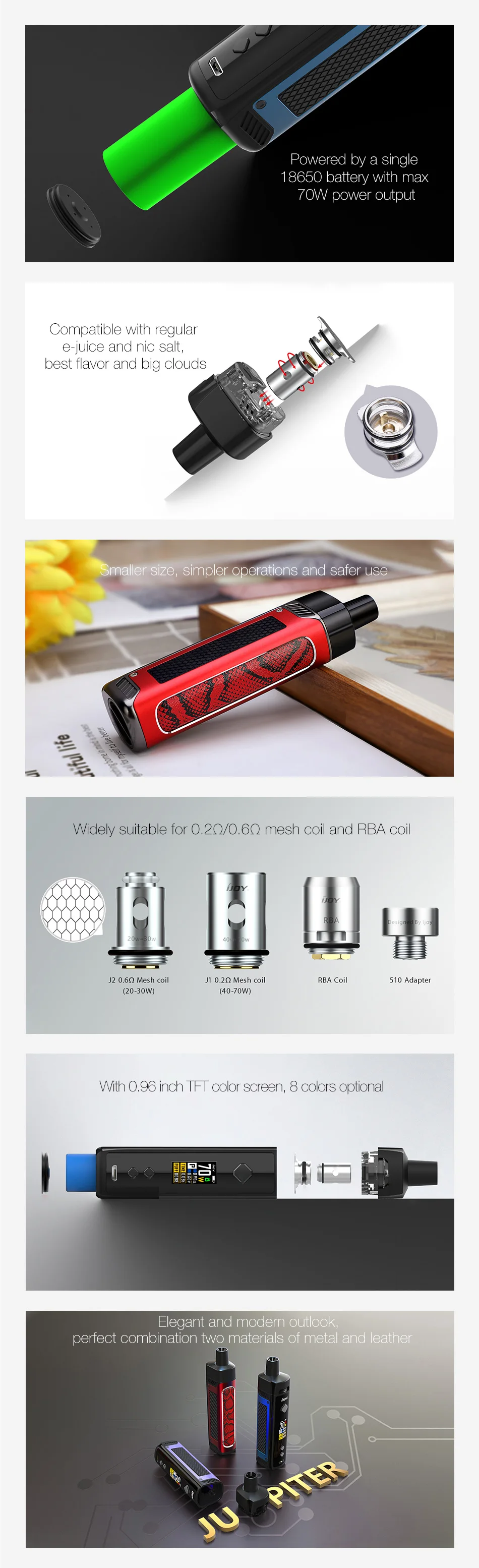 IJOY Jupiter 70W Pod Kit