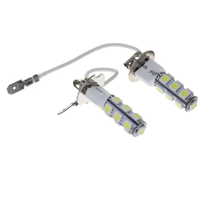 Автолампа светодиодная TORSO H3 12 В 13 SMD-5050 2 шт. свет белый 1059254 | Автомобили и
