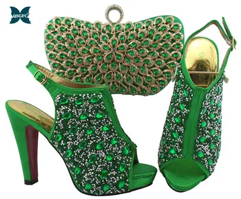 

Newest Fashion Ladies Italian design Shoe and Bag Set Italian Shoe with Matching Bag Set 2019 Nigerian Shoes and Bag Set