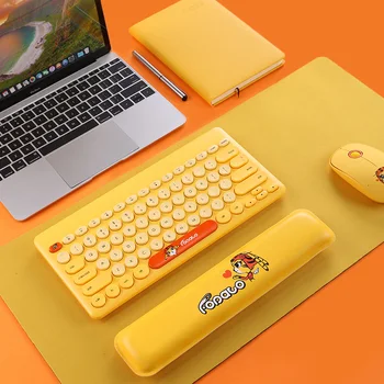 

4 in 1 LK586 fopato wireless keyboard mouse mouse pad keyboard wrist combo 2.4GHz desktop wireless device