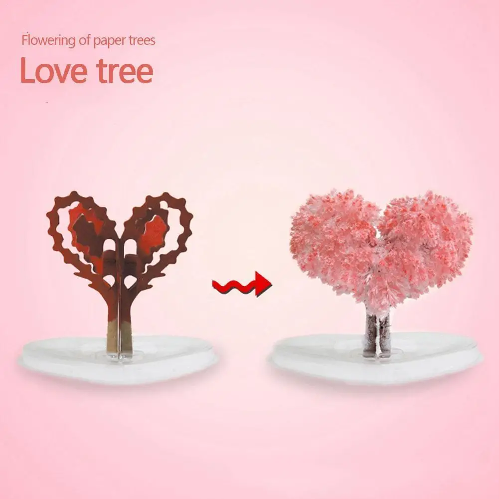 

1Pcs Paper Tree Blossom Love Tree Crystal Magic Tree Novelties Tree Trees Tree Christmas Growing Crystal Toys Magic Toy I6J0