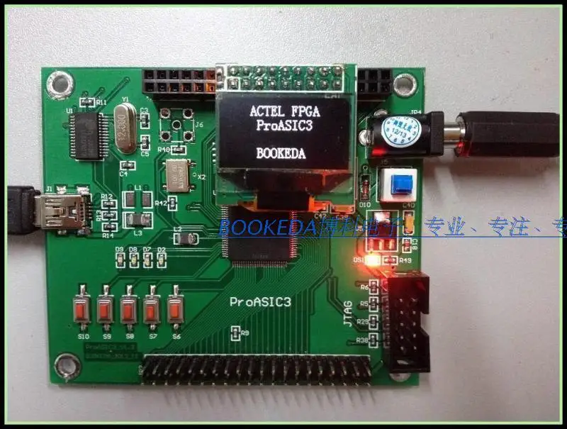 ACTEL ProASIC A3P250 с последовательным сигналом FPGA минимальная плата разработки системы