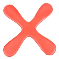 Красный Boomerang безопасности, летающие в самые популярные уличные игрушки, Eva Leaf Boomerang Дротика вперед и назад - Цвет: Красный