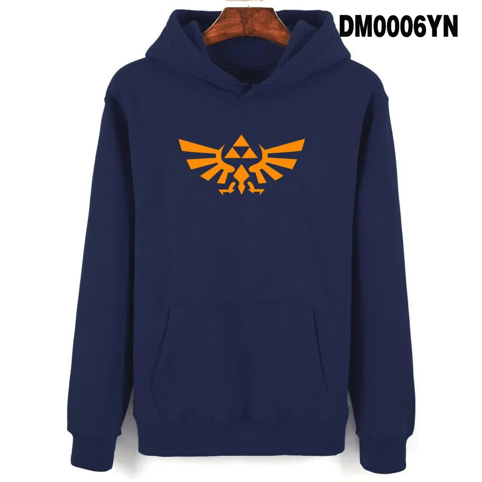 Navy Blue Legend Of Zelda, толстовки, новинка, мужские, женские, повседневные, толстовки, осень/зима, Vogue, теплая толстовка с капюшоном, уличная мода, толстовки с принтом - Цвет: Navy Blue
