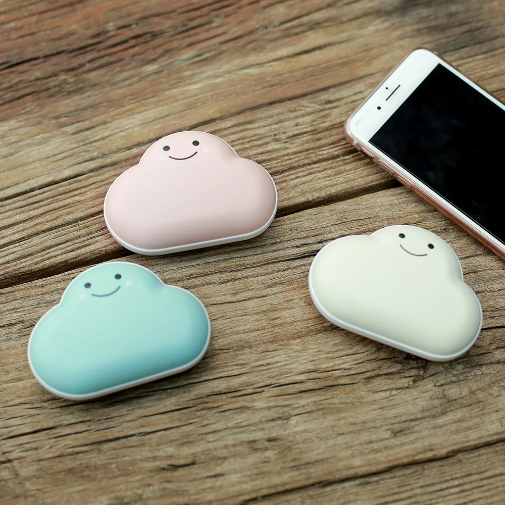 

Cloud Hand Warmer Power Bank Explosion-Proof USB Rechargeable Hand Warmer Creative Cute Portable Heating Pad