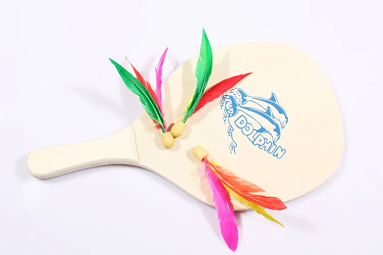 Ray Gal Paddle ракетка для бадминтона,, толстая Ограниченная серия, деревянная цветная ракетка для настольного тенниса, ракетка для бадминтона, отправка, три бала