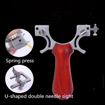 

Powerful hunting shooting slingshot High-quality U-shaped double needle sight for outdoor high-precision shooting