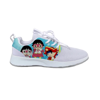 

World Ryan's Kaji Hot Funny Cartoon Fashion Kids Sport Running Shoes Cool Casual Breathable 3D Printed Sneakers Gift Boys Girls