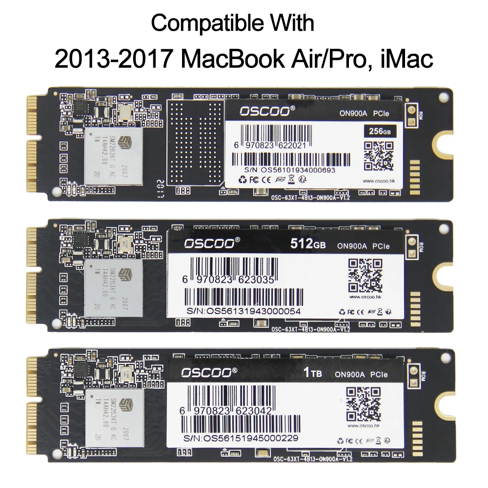 Flygtig Mantle defekt 256GB 512GB 2TB SSD For 2013 2015 2017 Macbook Air A1465 A1466 Macbook Pro  A1502 A1398 1TB iMac A1419 A1418 Solid State Drive HD - AliExpress