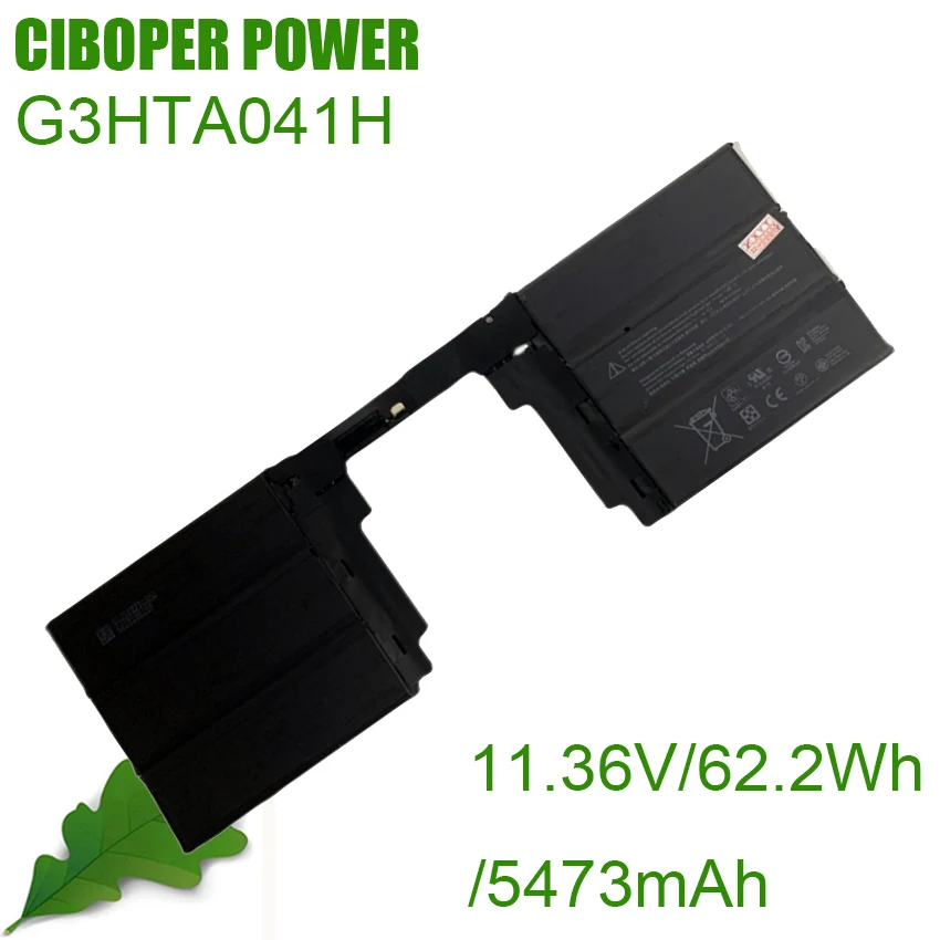 

CP Original Table Battery G3HTA041H 11.36V/5473mAh/62.2Wh For Surface Book 2 15" 1793 Series Keyboard Battery
