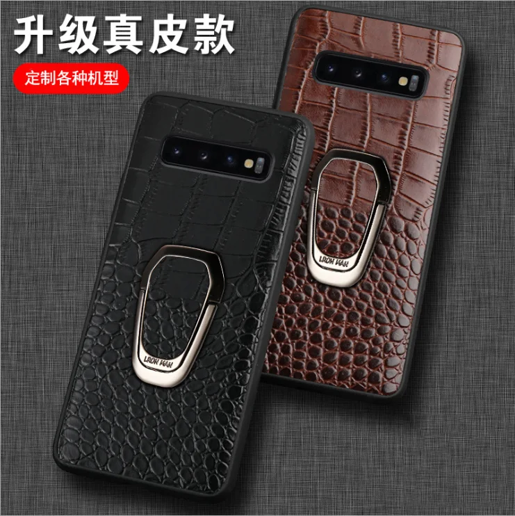 Роскошный чехол из натуральной кожи Crocodilo Telefone movel для samsung galaxy A50 A70 A40 A20 Note 8 9 10 S8 S9 S10 plus чехол для телефона