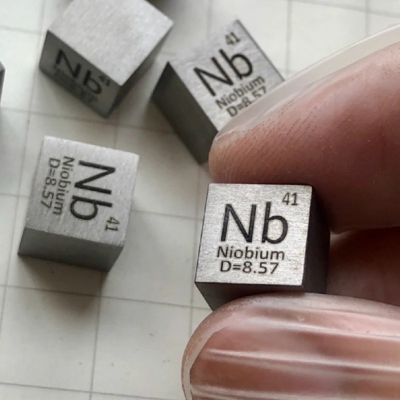 1 шт. Металл Niobium Таблица Тип куб 99.95% высокой чистоты длина стороны 10 мм вес около 8,5 г Коллекция элементов украшения