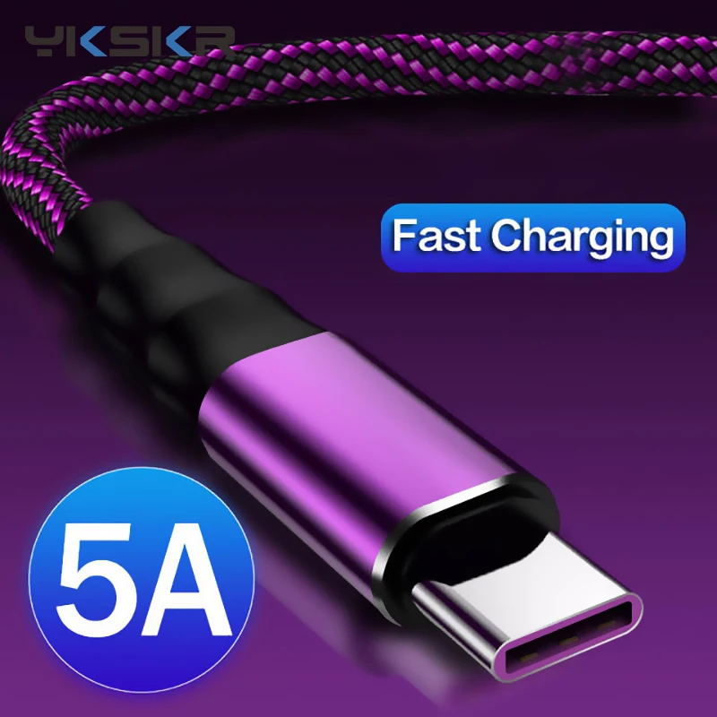5А быстрая зарядка usb type C Micro USB кабель для samsung huawei Xiaomi LG OPPO Honor 1,2 m 1,8 m кабель для мобильного телефона